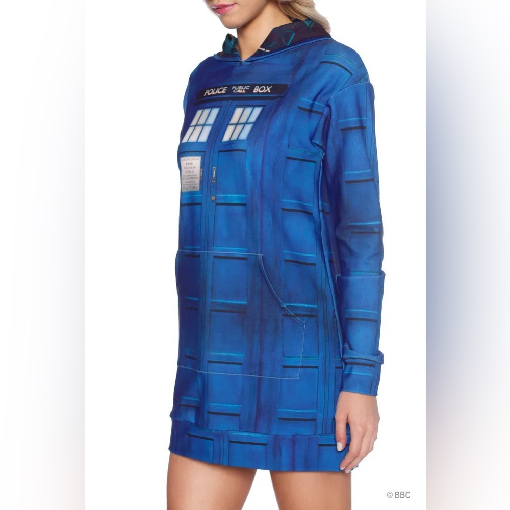 BlackMilk x BBC Doctor Who: TARDIS Slouchy Hoodie Dress